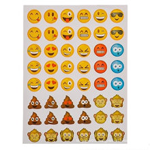 hot sales OEM gifts decorative cute cartoon kids emoji sticker